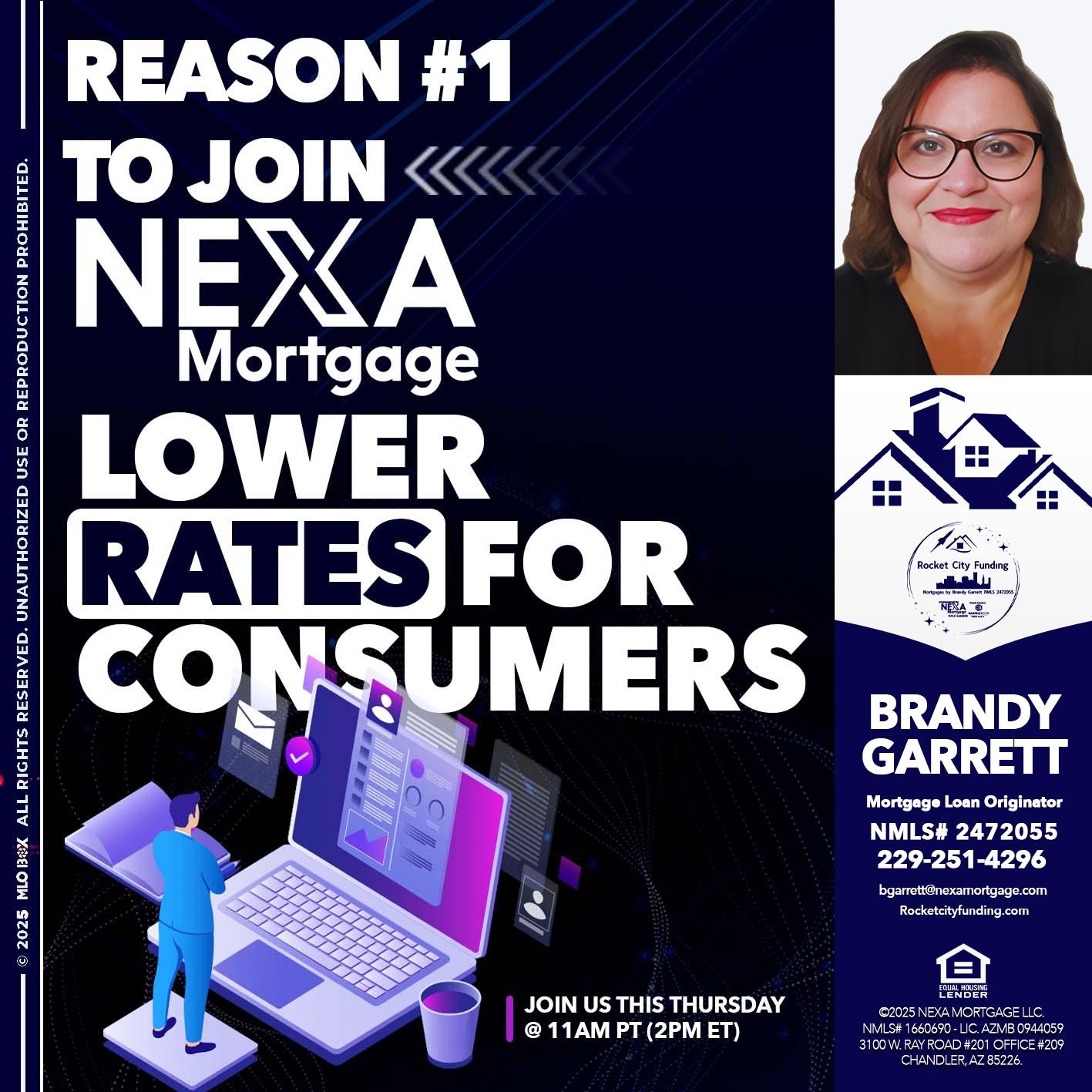 REASON 1- Brandy Garrett -Mortgage Loan Originator