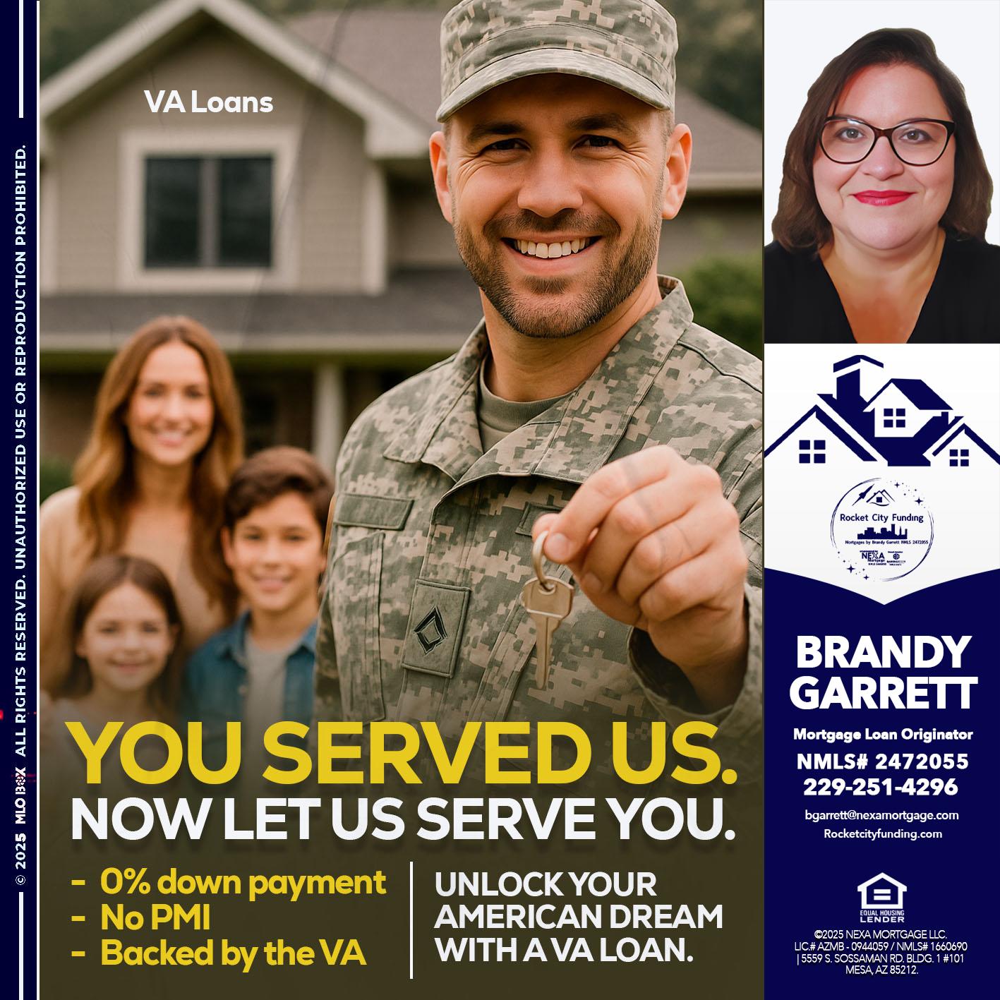 YOU DESERVED - Brandy Garrett -Mortgage Loan Originator
