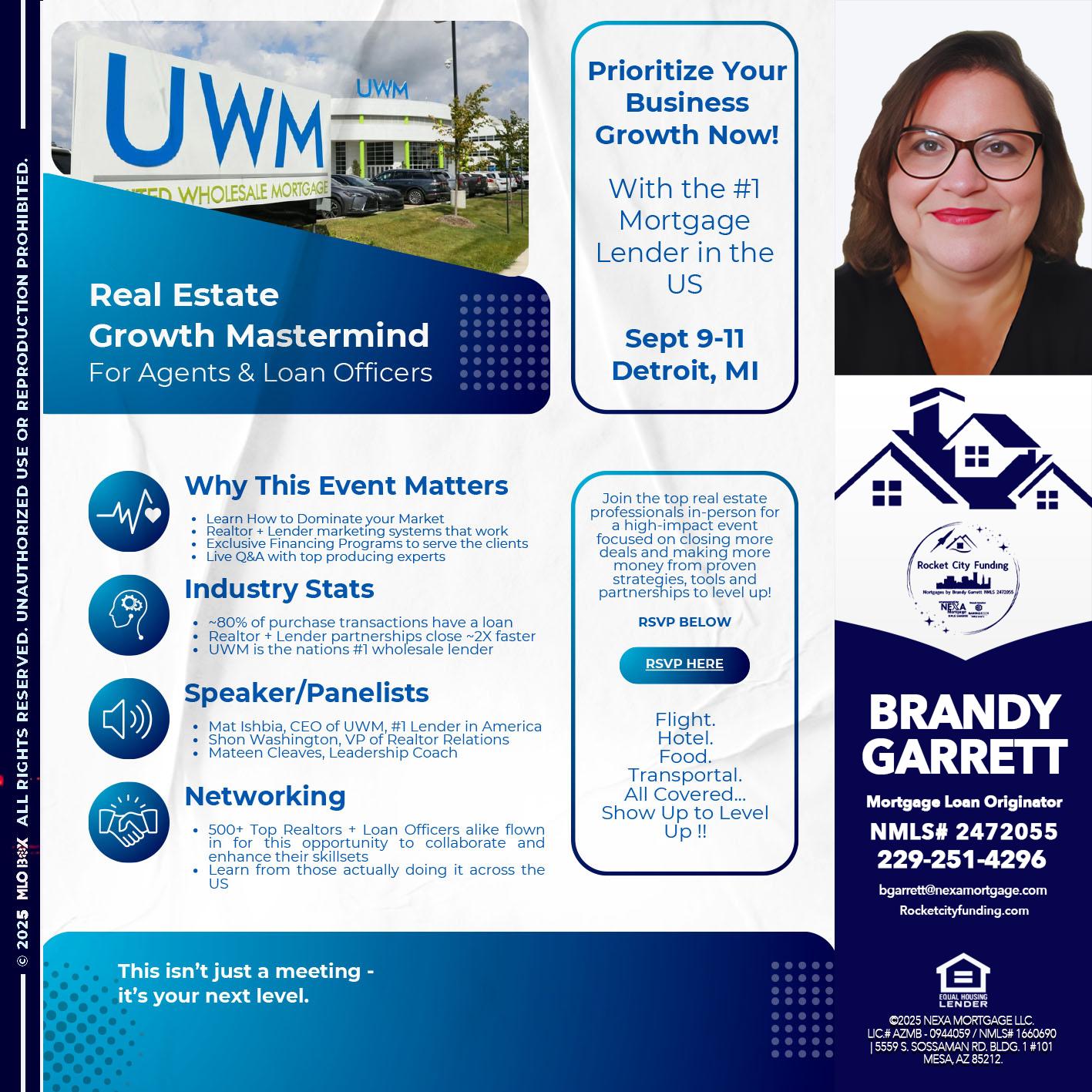 DETROIT TRIP - Brandy Garrett -Mortgage Loan Originator