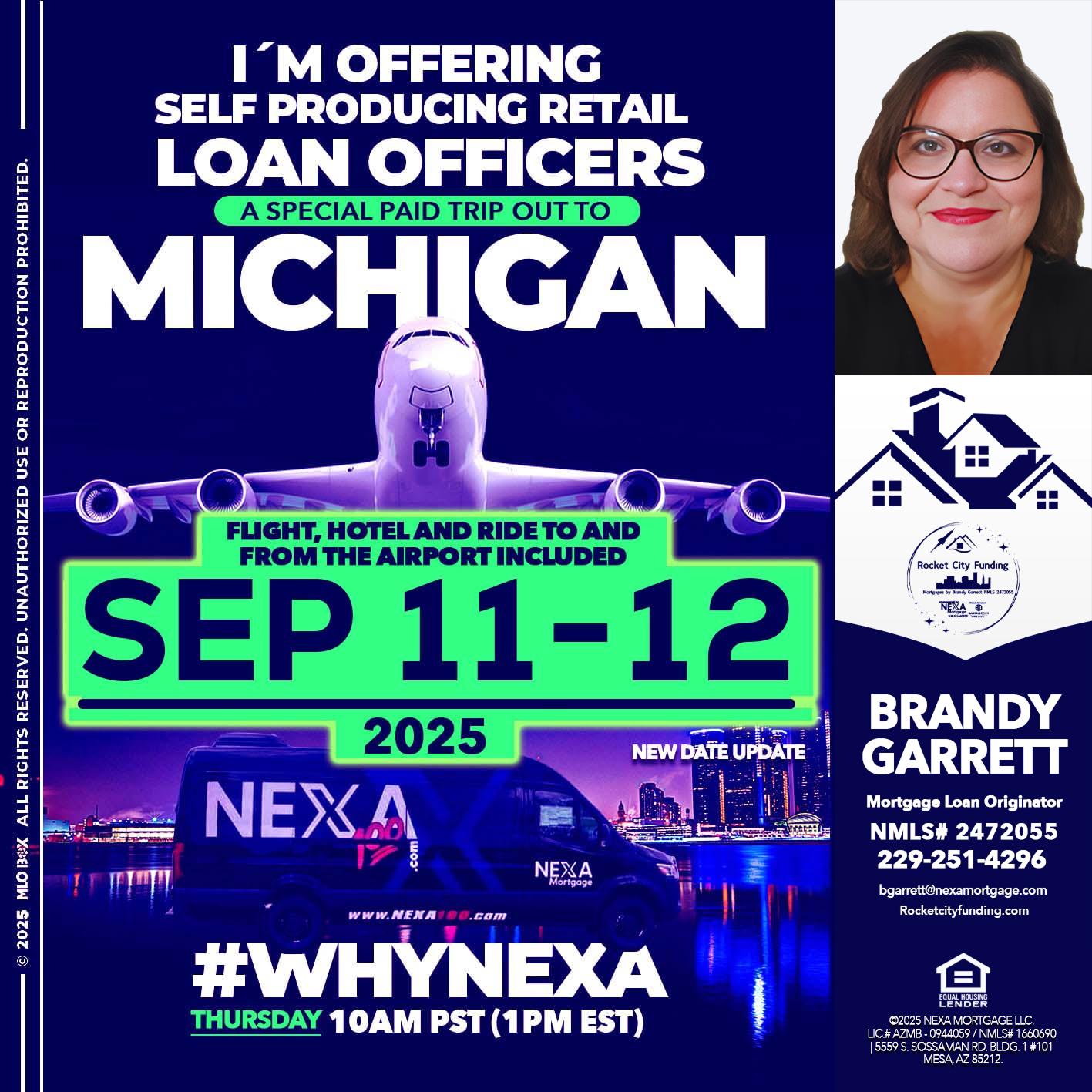 MICHIGAN TRIP - Brandy Garrett -Mortgage Loan Originator