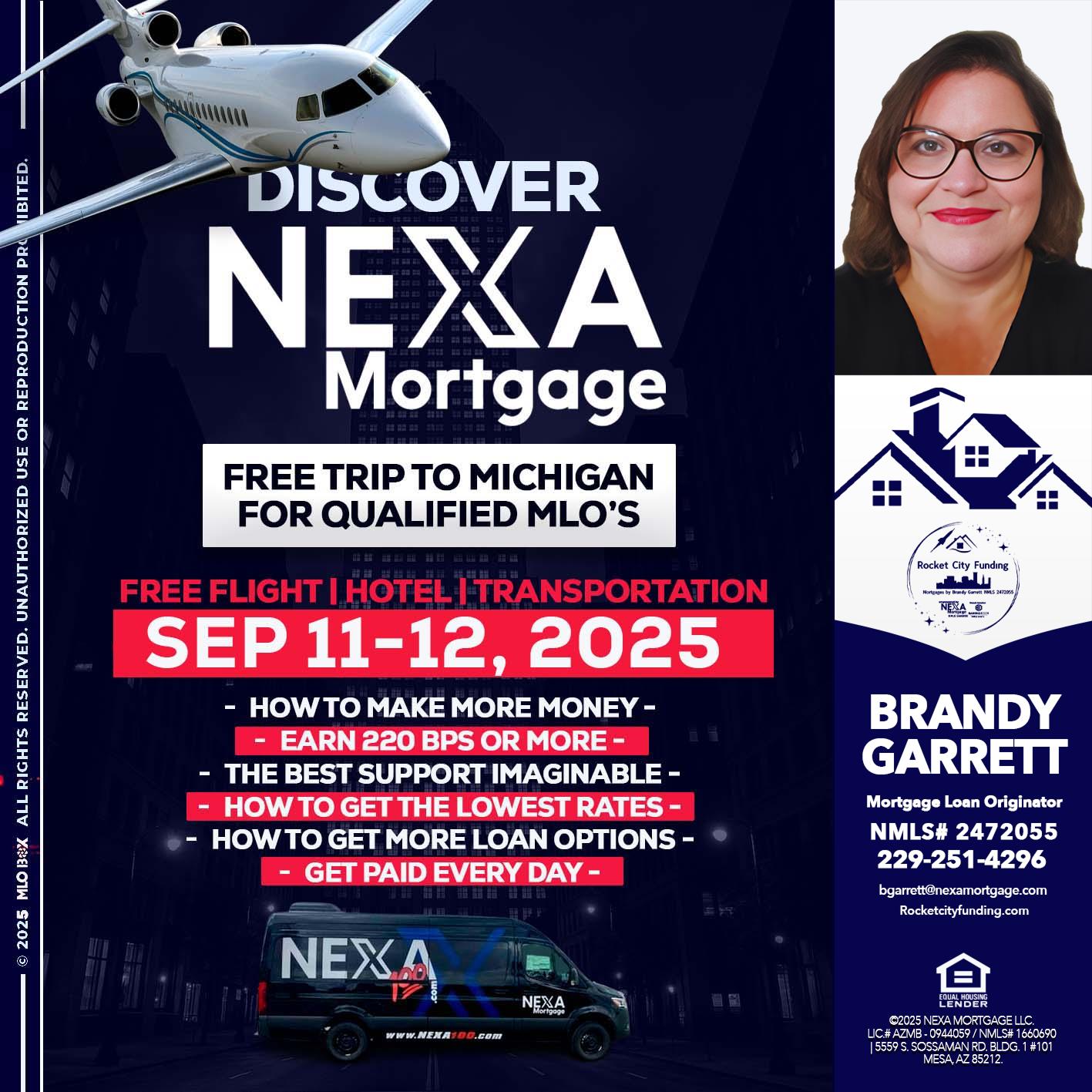 DISCOVER NEXA MORTGAGE - Brandy Garrett -Mortgage Loan Originator