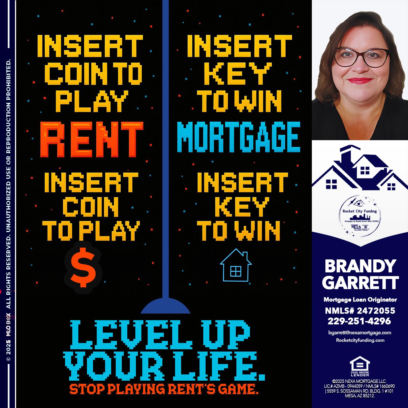 INSERT COIN - Brandy Garrett -Mortgage Loan Originator