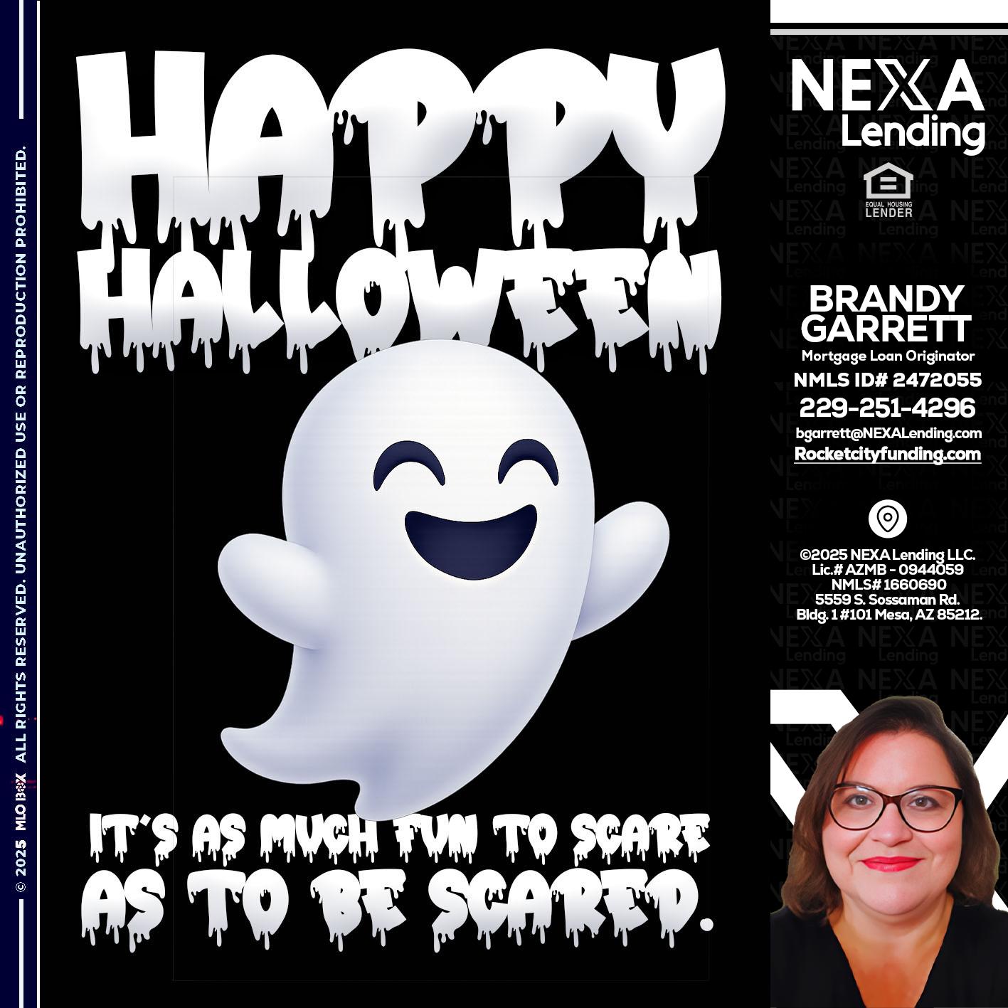 HAPPY HALLOWEEN - Brandy Garrett -Mortgage Loan Originator