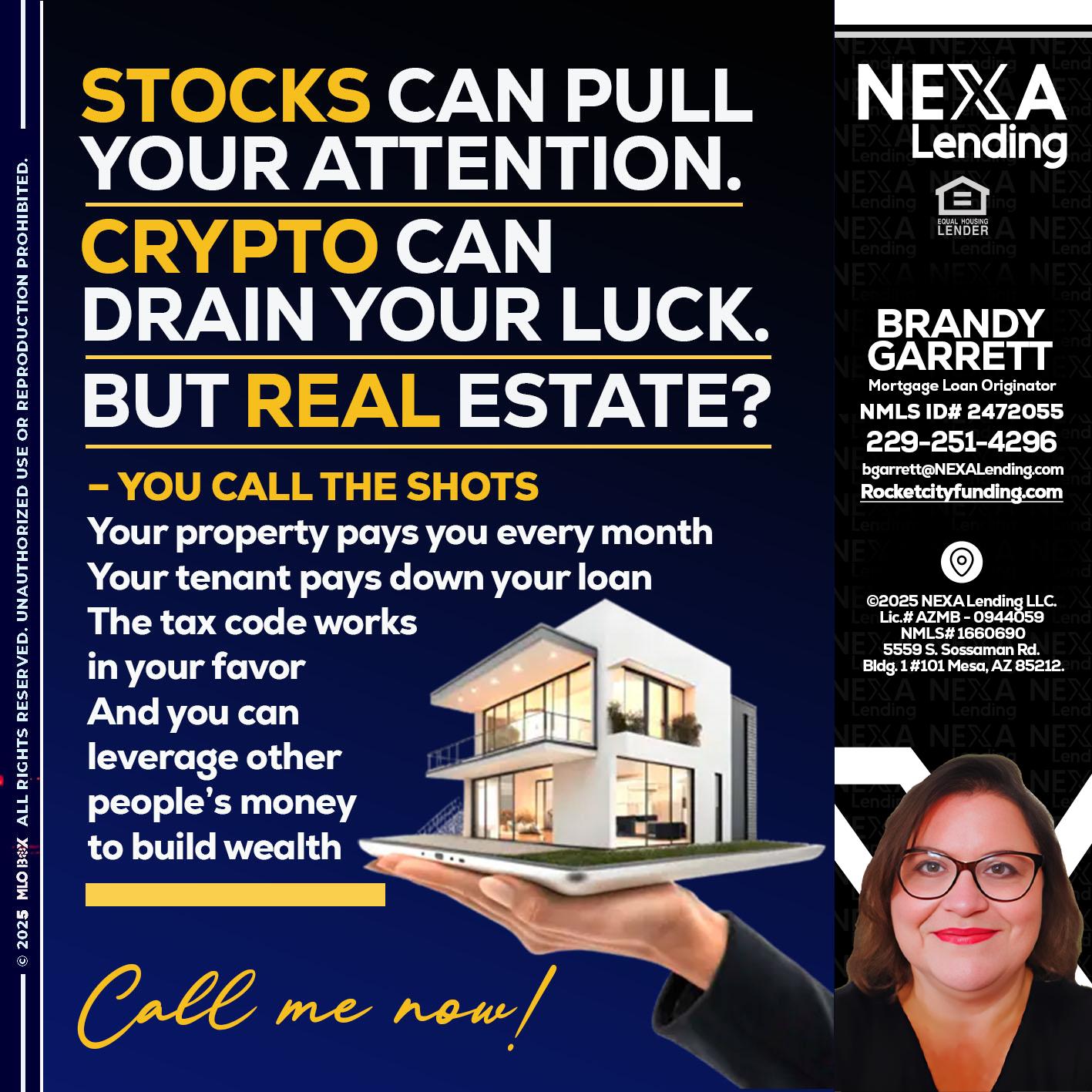 STOCK YOUR - Brandy Garrett -Mortgage Loan Originator