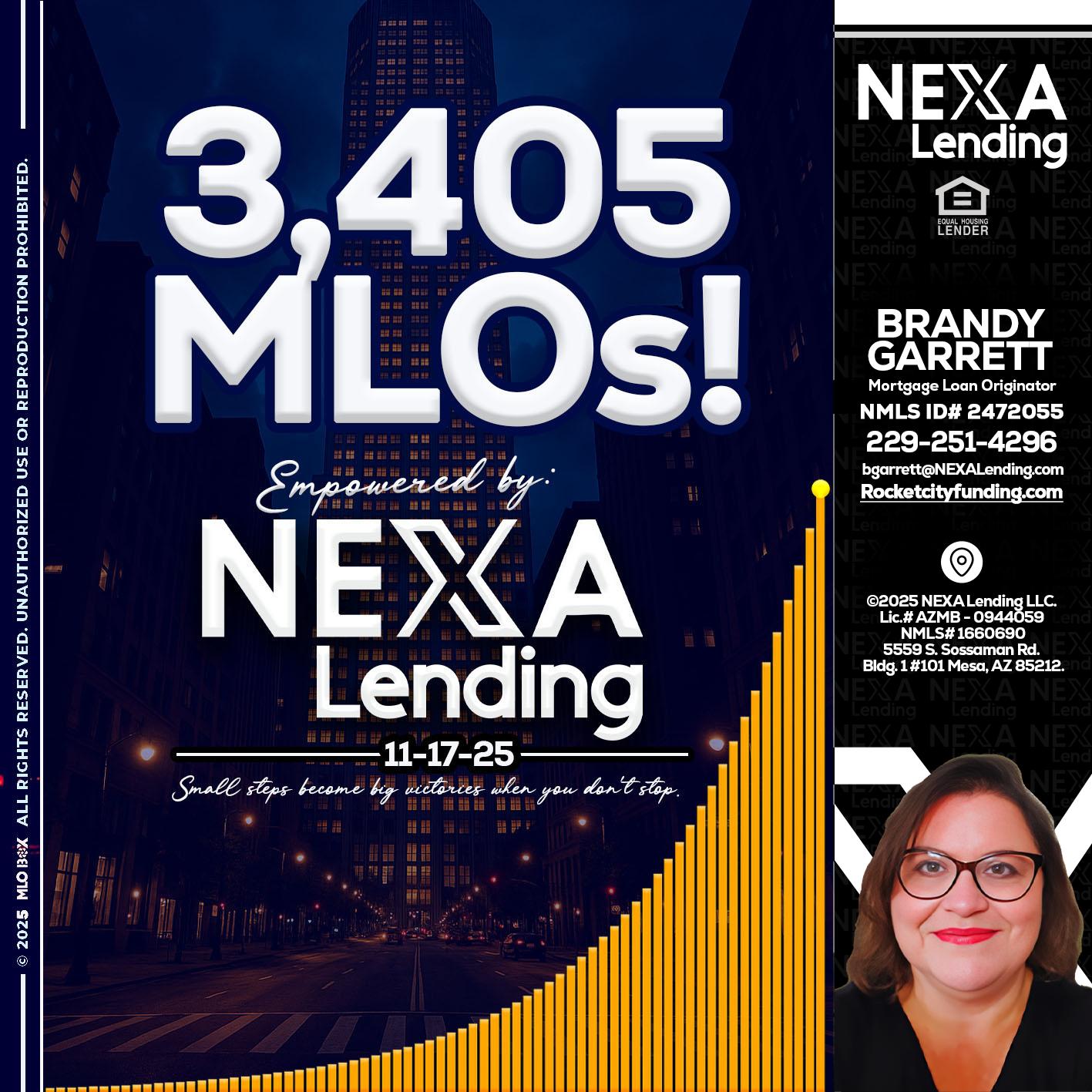 3405 MLOs - Brandy Garrett -Mortgage Loan Originator