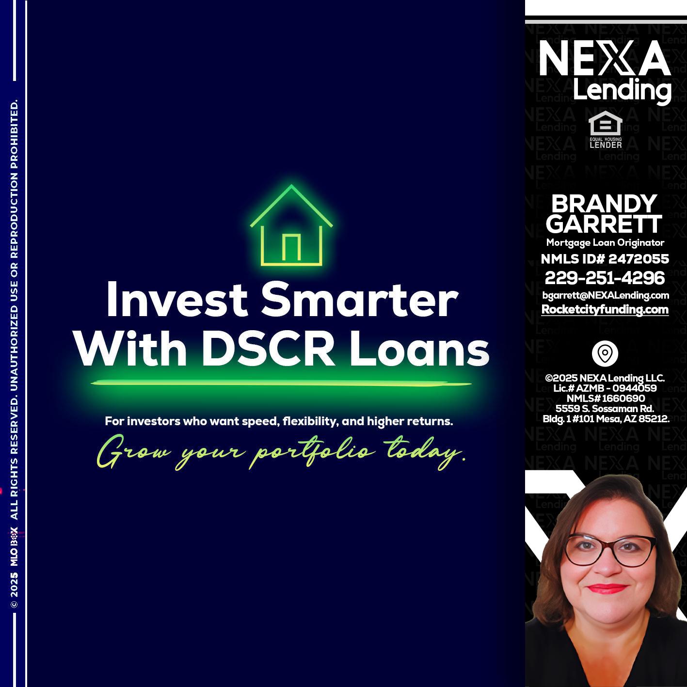 DSCR - Brandy Garrett -Mortgage Loan Originator