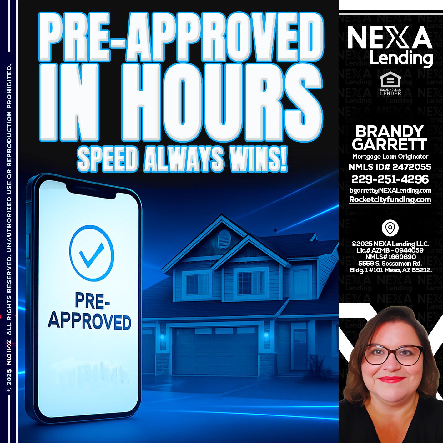 PRE - Brandy Garrett -Mortgage Loan Originator