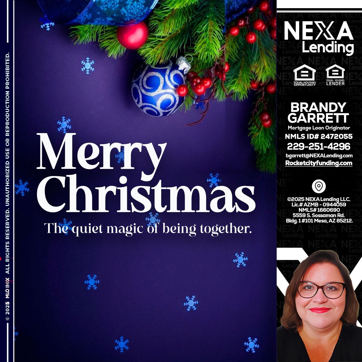 merry christmas - Brandy Garrett -Mortgage Loan Originator