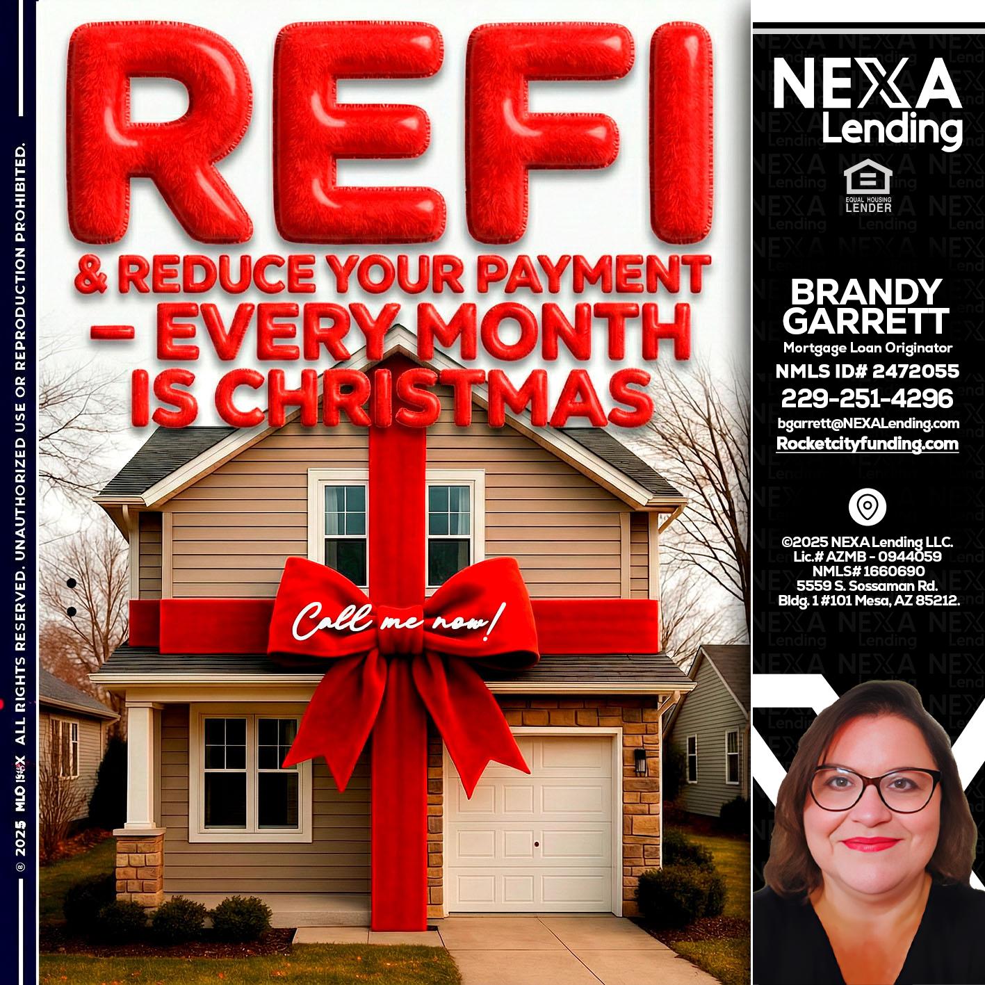 REFI - Brandy Garrett -Mortgage Loan Originator