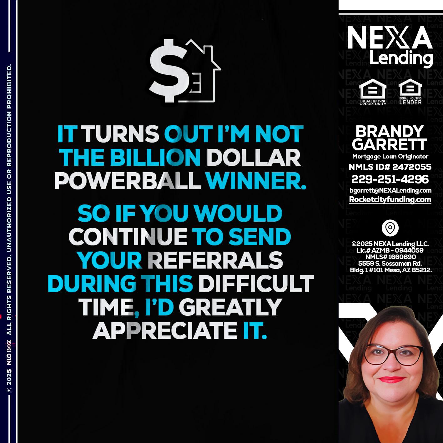 IT TURNS - Brandy Garrett -Mortgage Loan Originator