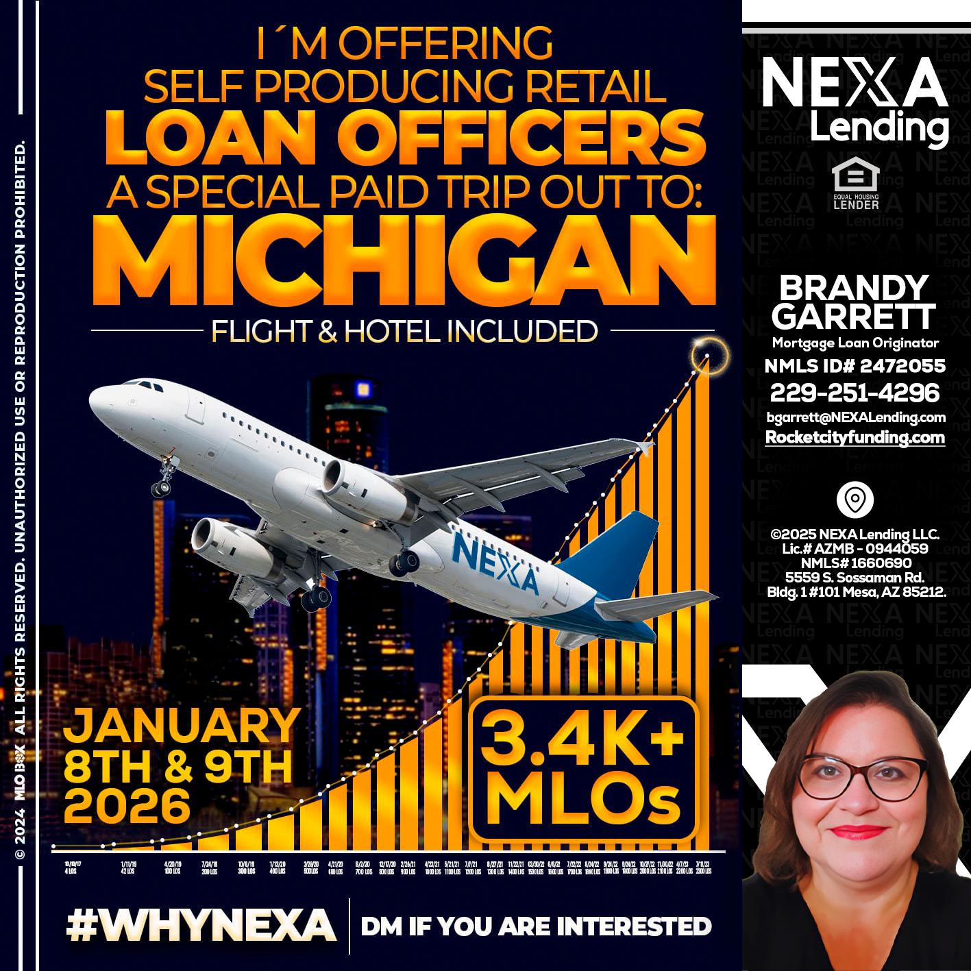 MICHIGAN TRIP - Brandy Garrett -Mortgage Loan Originator