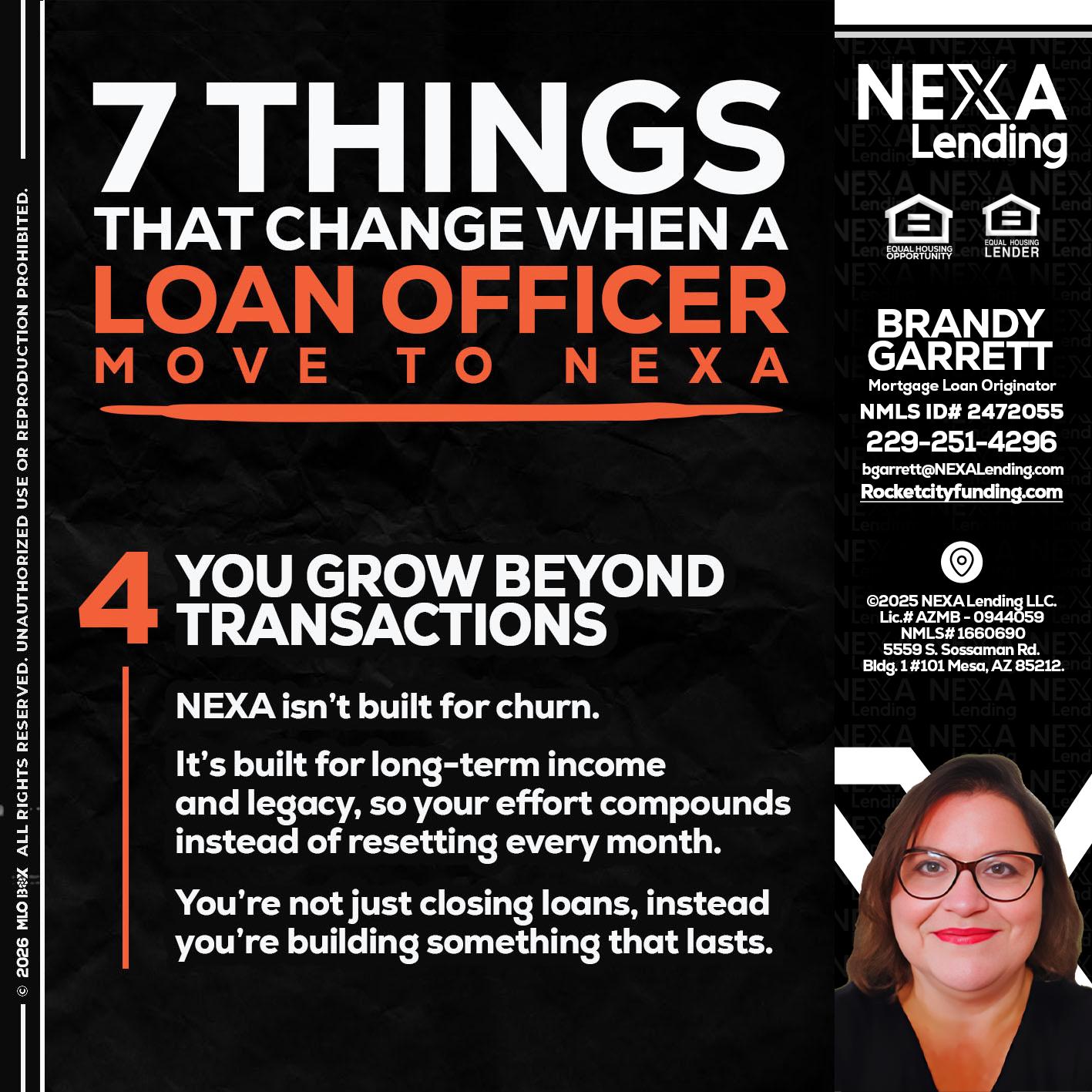 7 THINGS (4) - Brandy Garrett -Mortgage Loan Originator