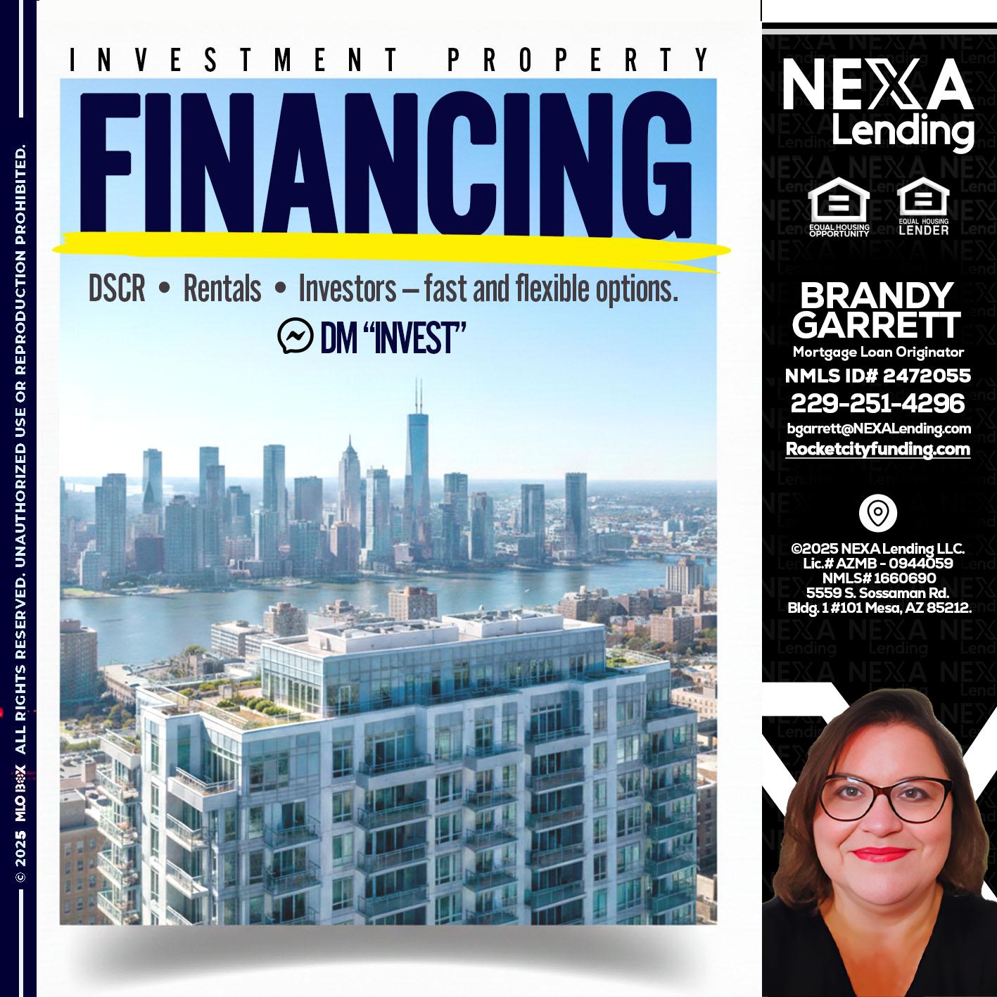 FINANCING - Brandy Garrett -Mortgage Loan Originator
