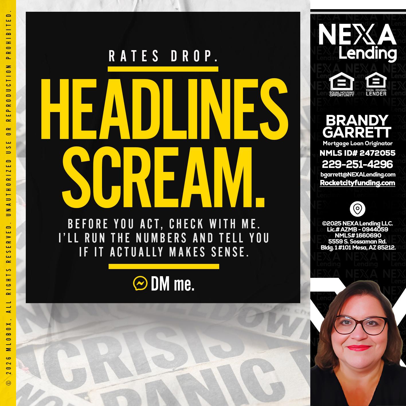 HEADLINES SCREAM - Brandy Garrett -Mortgage Loan Originator