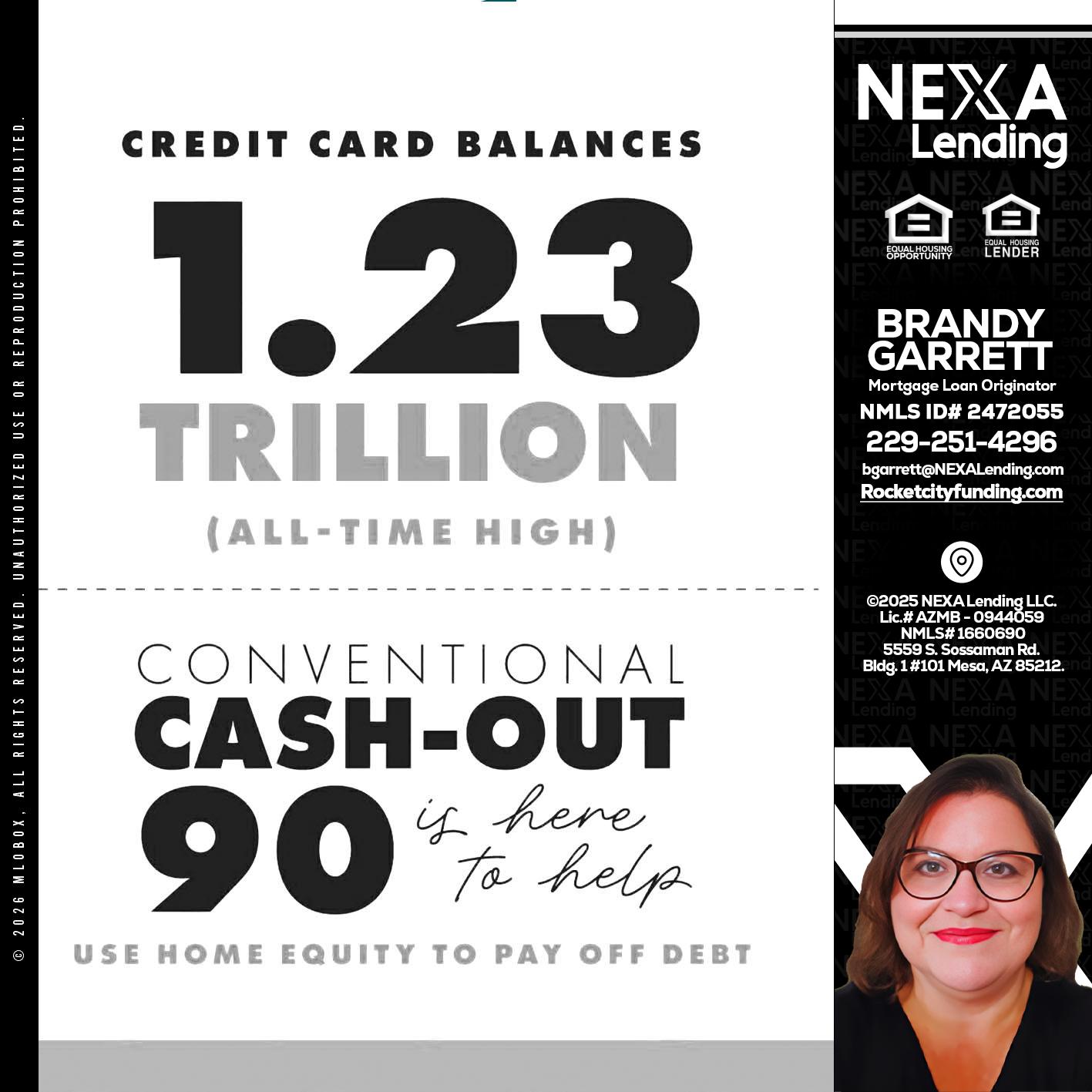 CREDIT CARD BALANCE - Brandy Garrett -Mortgage Loan Originator
