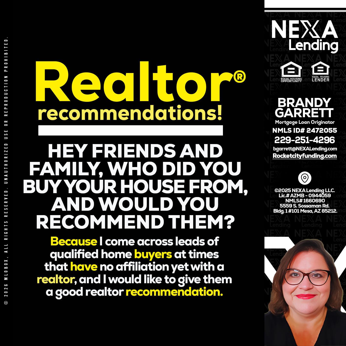 REALTOR - Brandy Garrett -Mortgage Loan Originator