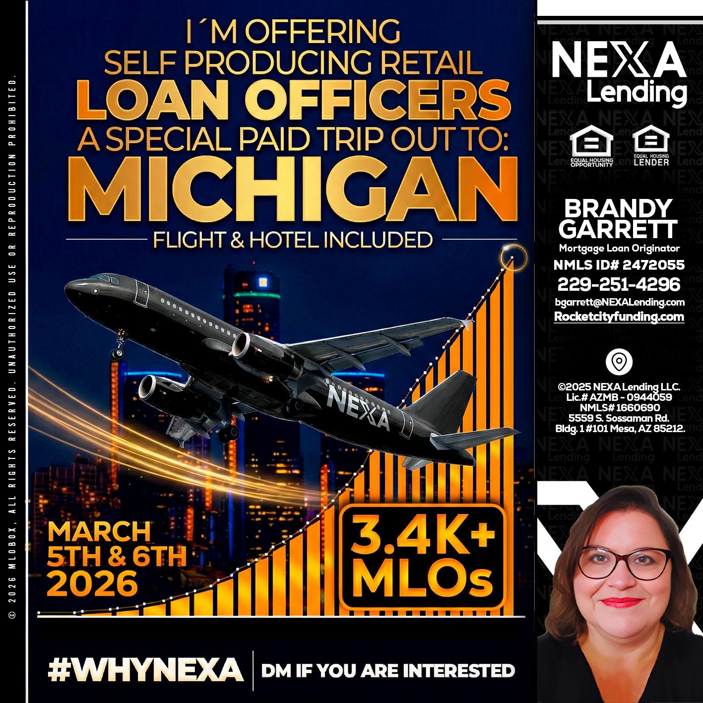 MICHIGAN - Brandy Garrett -Mortgage Loan Originator