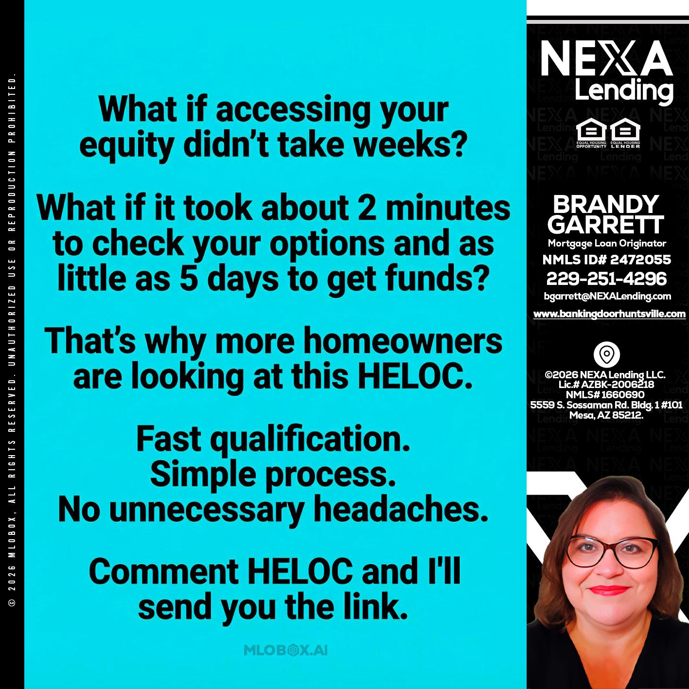 what if - Brandy Garrett -Mortgage Loan Originator