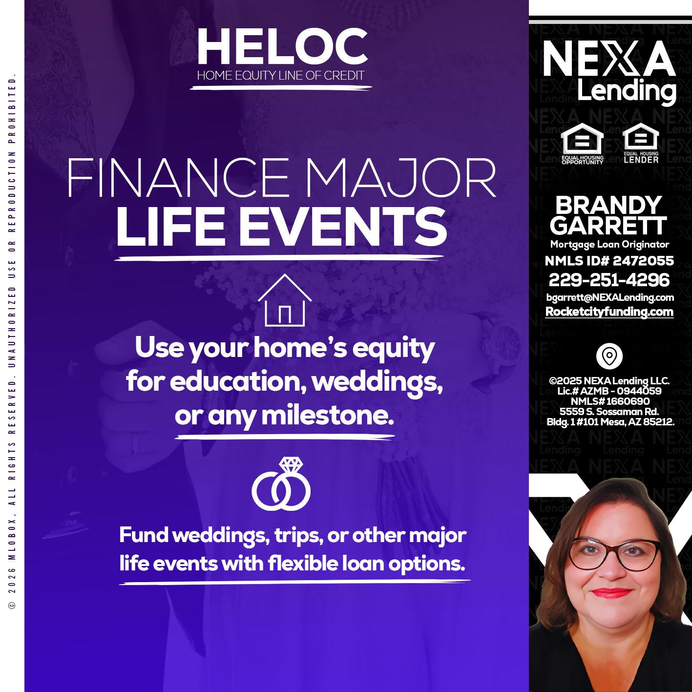 HELOC - Brandy Garrett -Mortgage Loan Originator