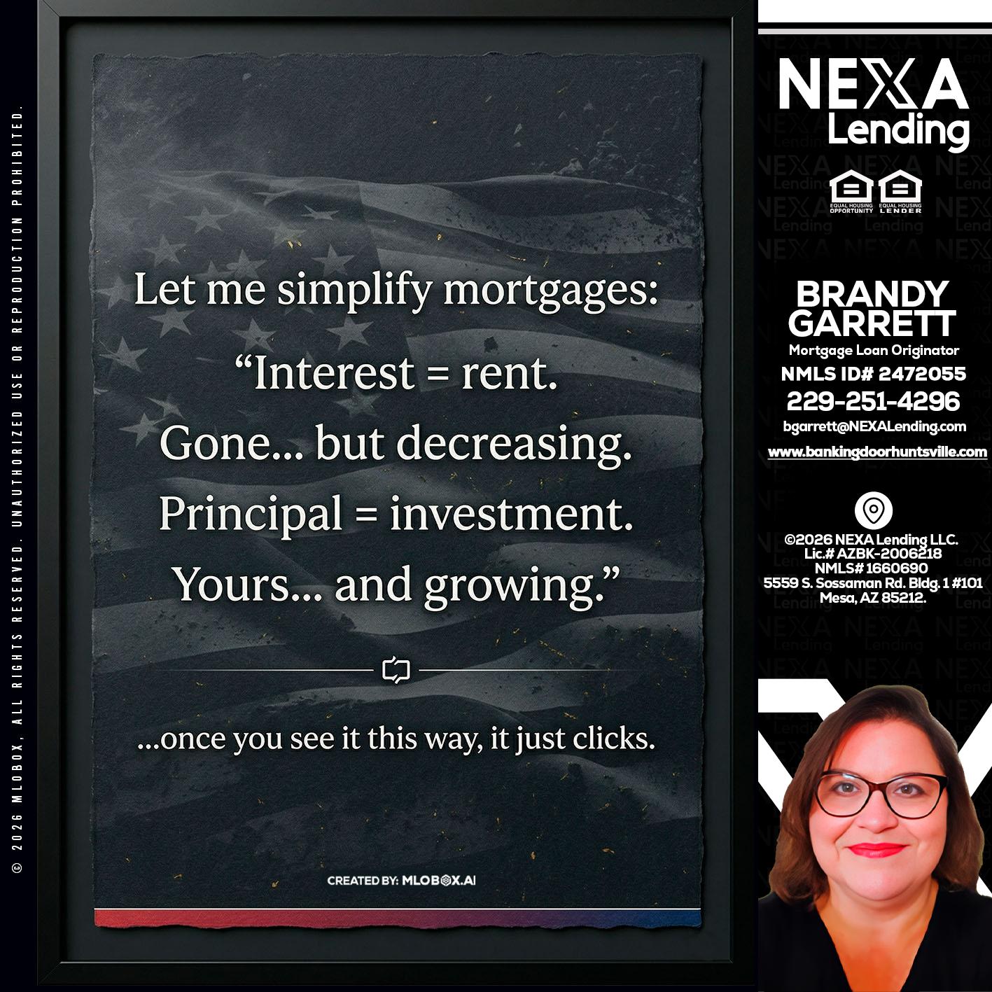 LET ME SIMPLIFY - Brandy Garrett -Mortgage Loan Originator