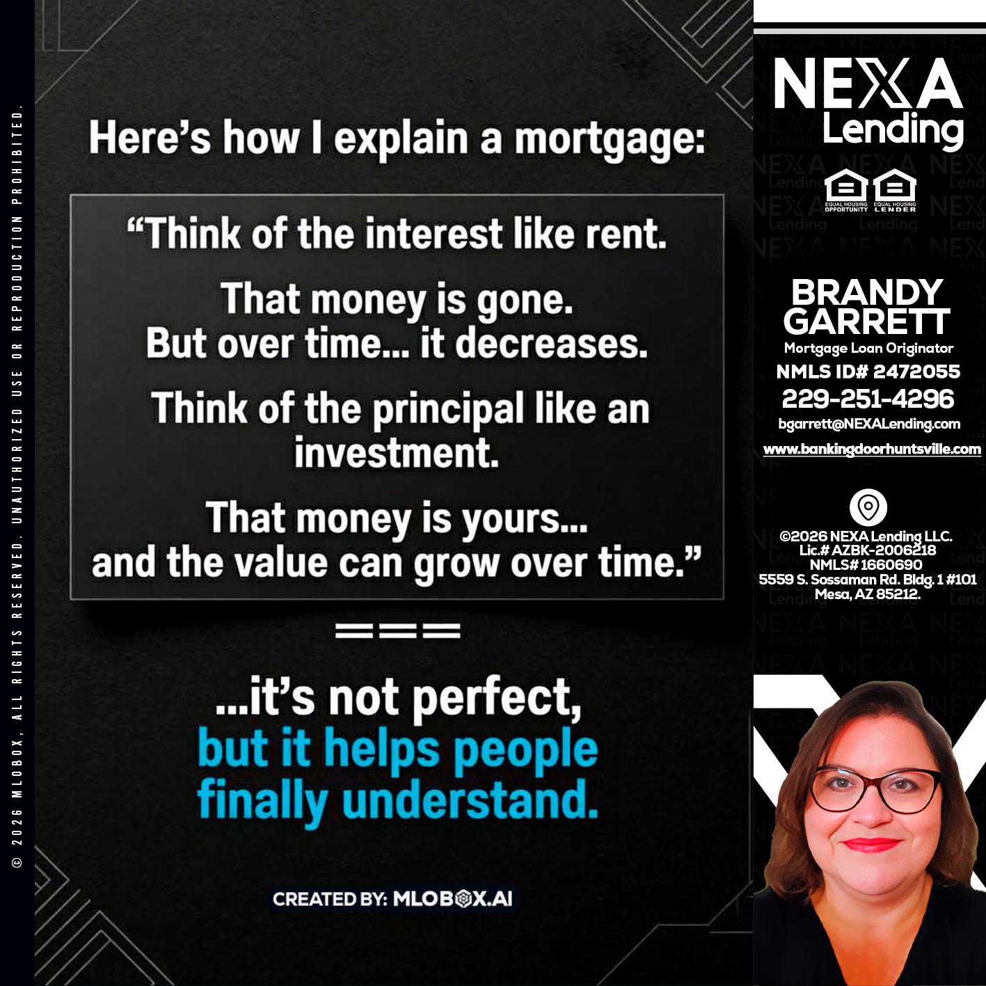 HERES NOW - Brandy Garrett -Mortgage Loan Originator