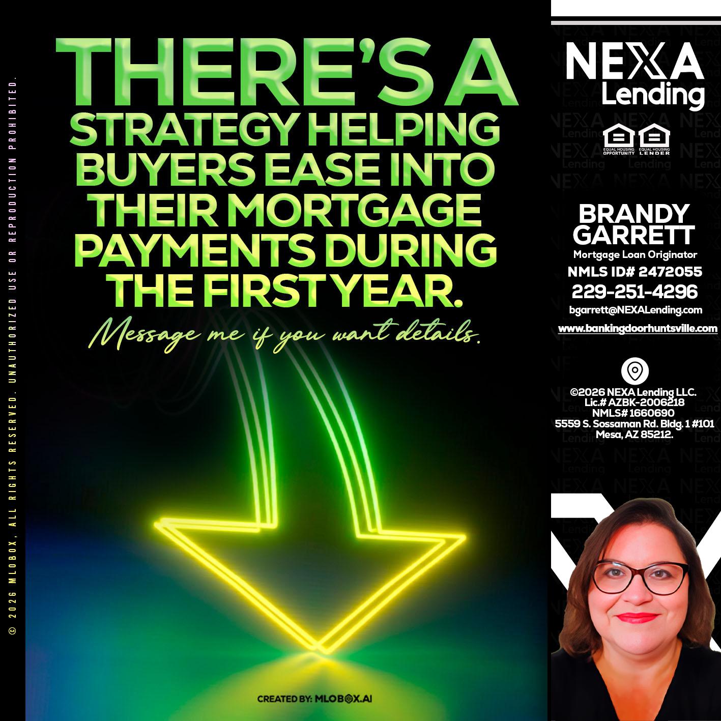 THERES A STATEGY - Brandy Garrett -Mortgage Loan Originator