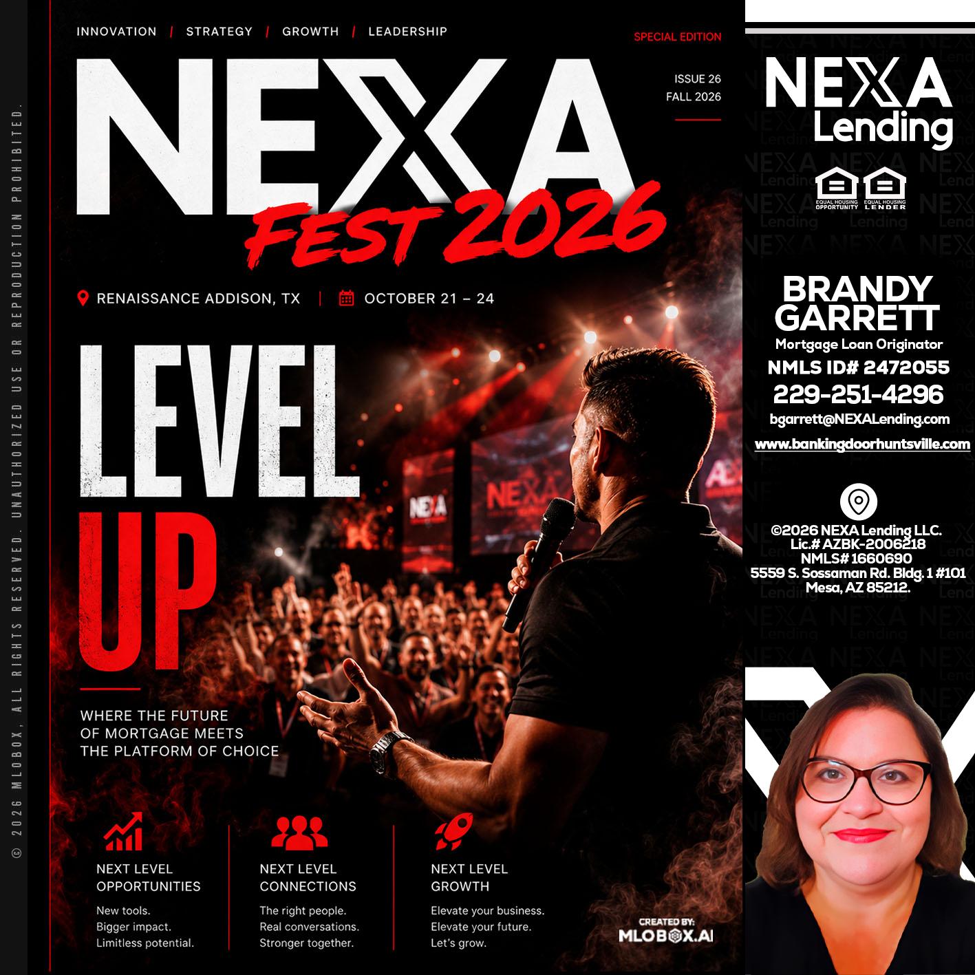 NEXA FEST 2026 - Brandy Garrett -Mortgage Loan Originator