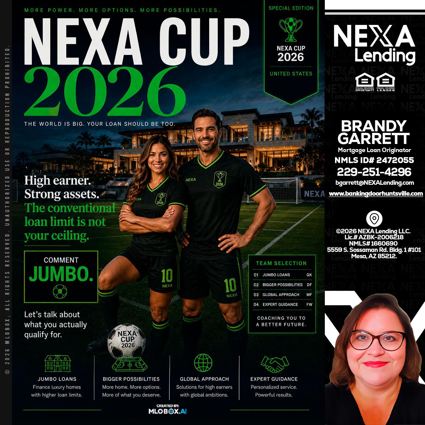 NEXA CUP 2026 - Brandy Garrett -Mortgage Loan Originator