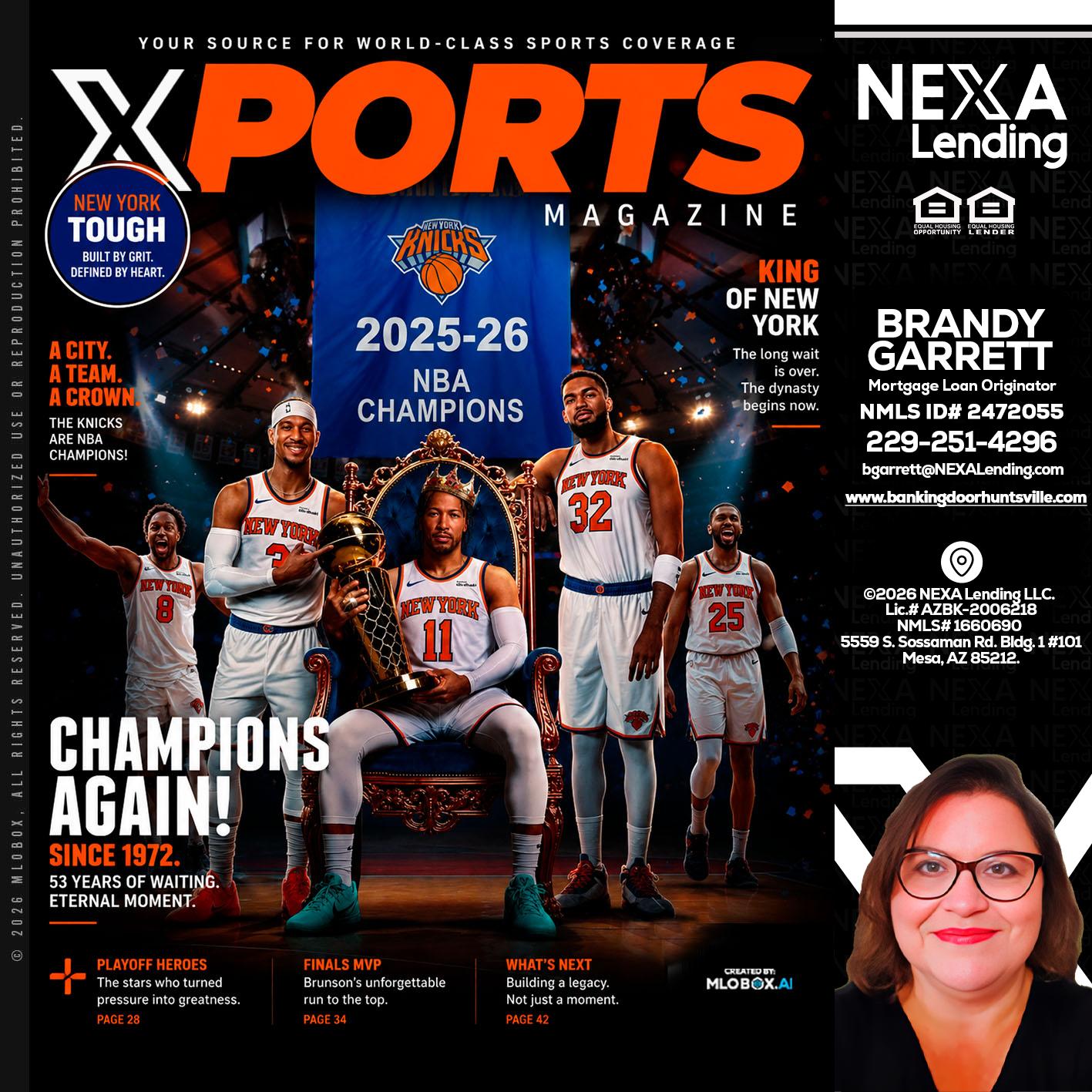 XPORTS MAGAZINE - Brandy Garrett -Mortgage Loan Originator