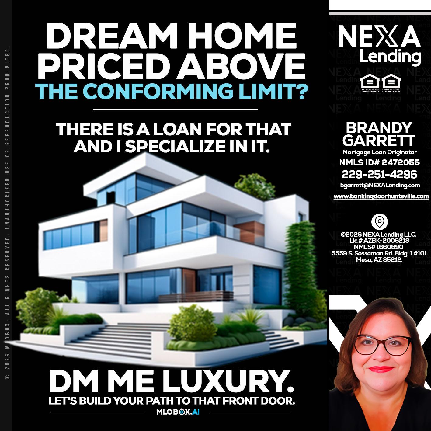 DREAM HOME - Brandy Garrett -Mortgage Loan Originator