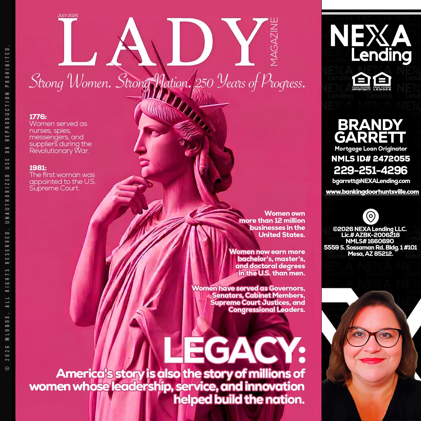 LADY LIBERTY! - Brandy Garrett -Mortgage Loan Originator