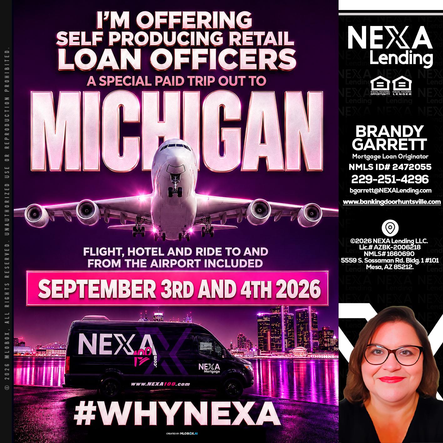 MICHIGAN TRIP - Brandy Garrett -Mortgage Loan Originator