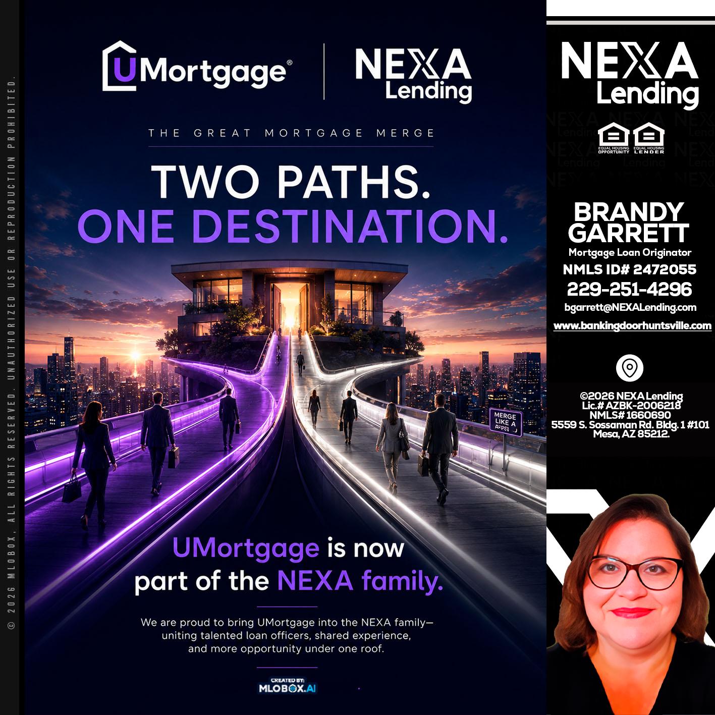 two path - Brandy Garrett -Mortgage Loan Originator
